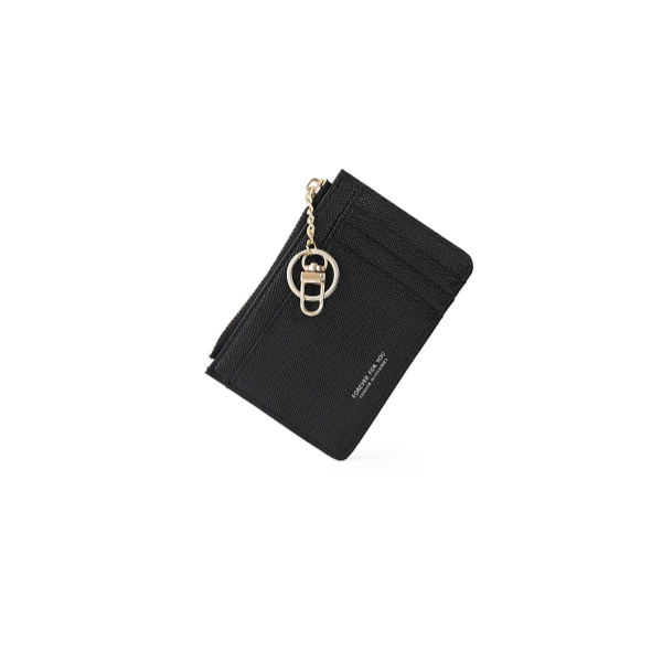 여성 심플 키홀더 명함 카드 지갑 ST9095W-블랙(BSP243)