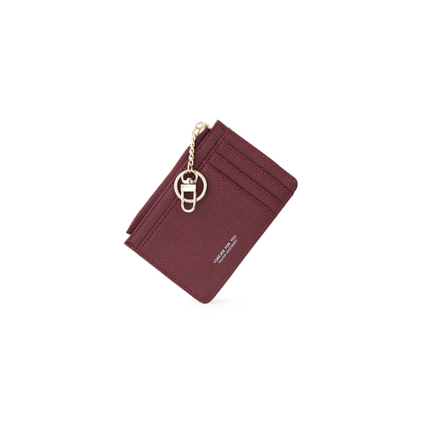 여성 심플 키홀더 명함 카드 지갑 ST9095W-와인(BSP243)